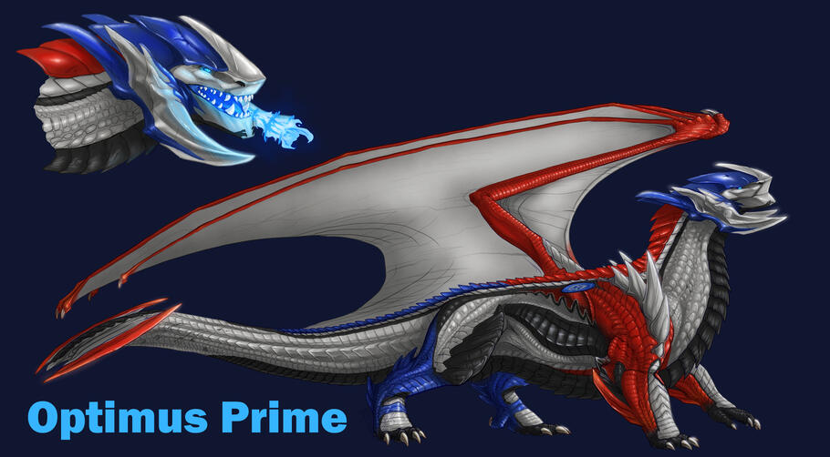 Optimus Prime Dragon